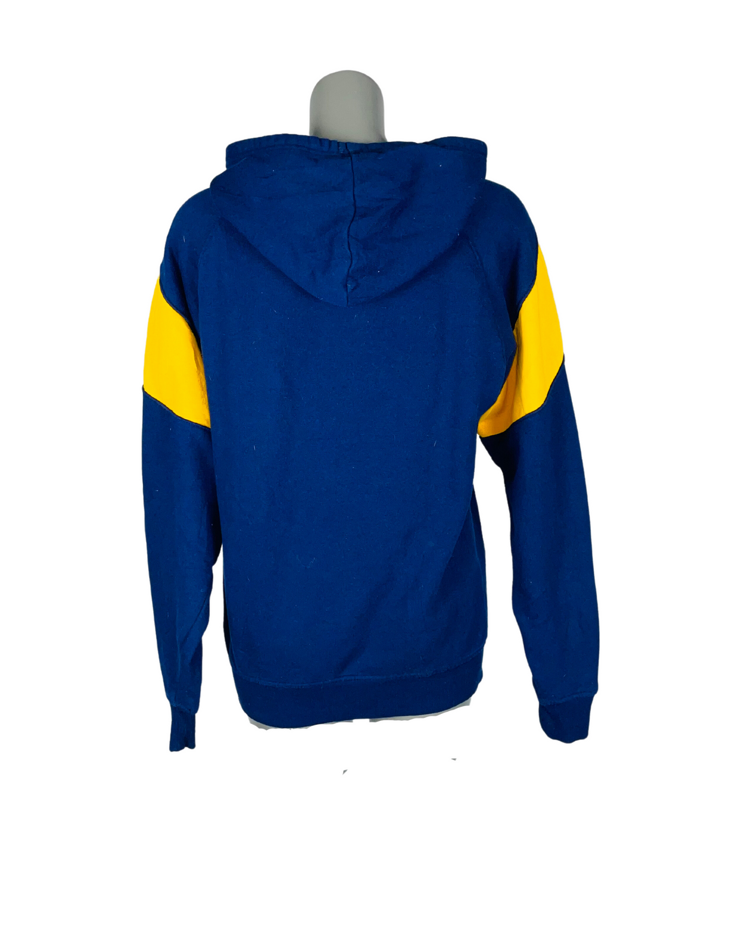 HOLLOWAY BLUE AND YELLOW HOODIE SMALL