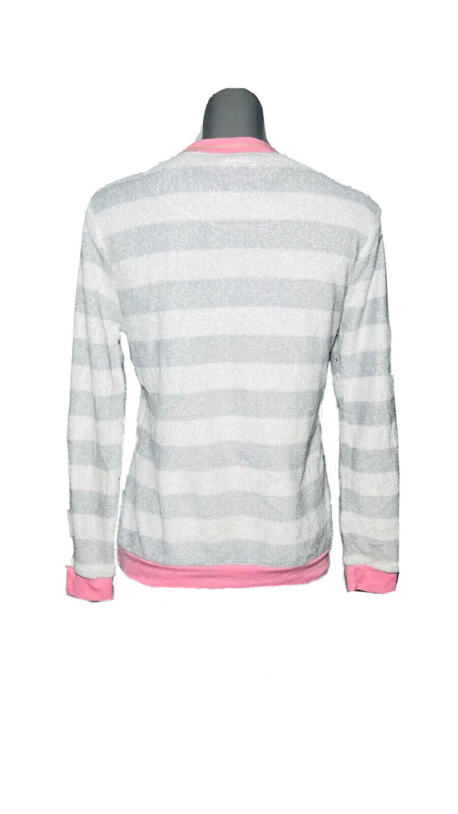 DISNEY GREY PINK FLUFFY MICKEY JUMPER SIZE S