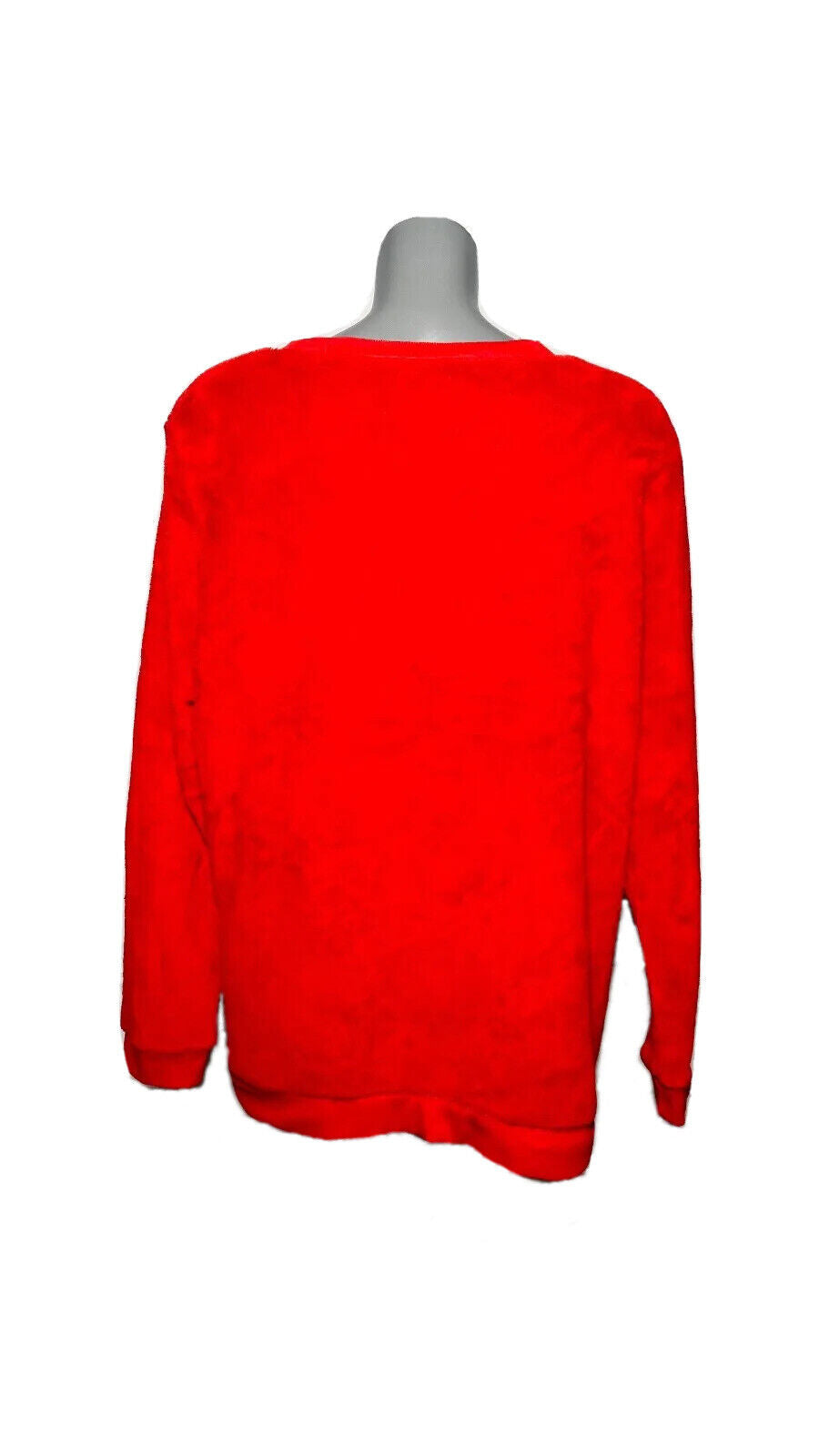 DISNEY RED FLUFFY MICKEY MOUSE JUMPER SIZE XL