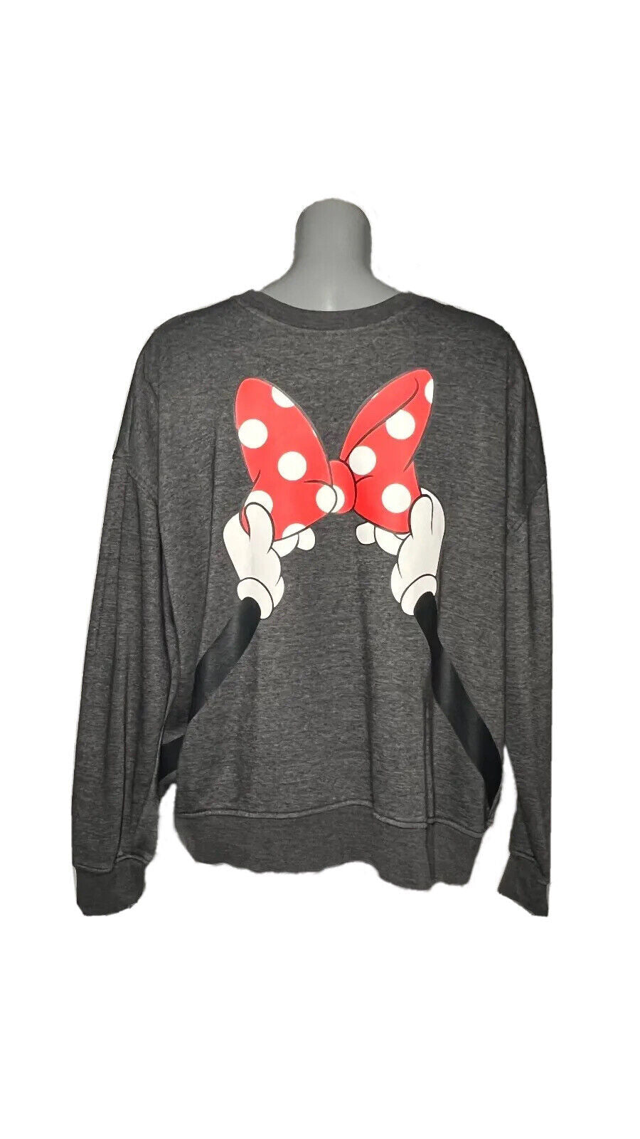 DISNEY DARK GREY MINNIE MOUSE JUMPER SIZE XL