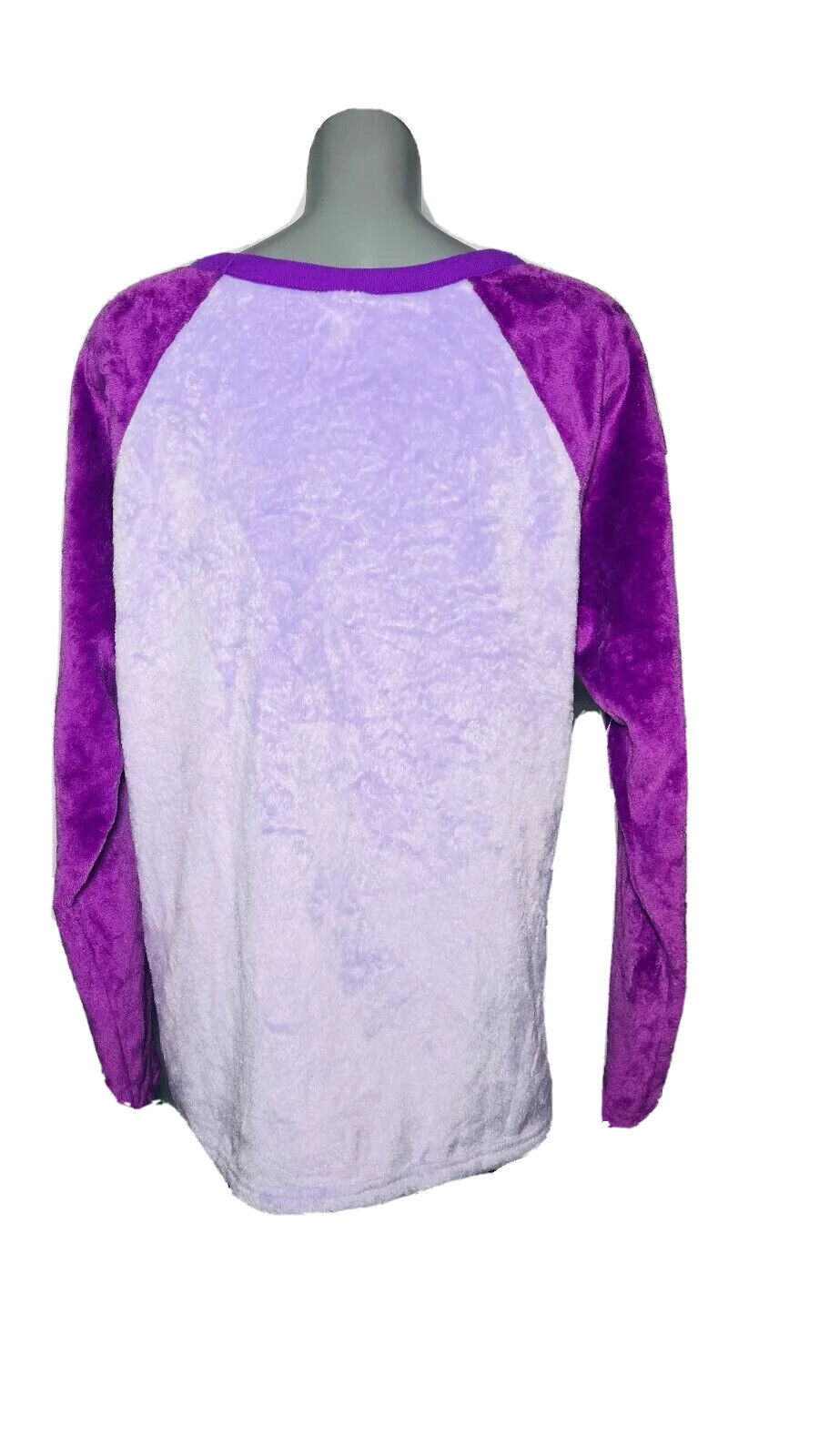 DISNEY PURPLE DND FLUFFY JUMPER SIZE XXL