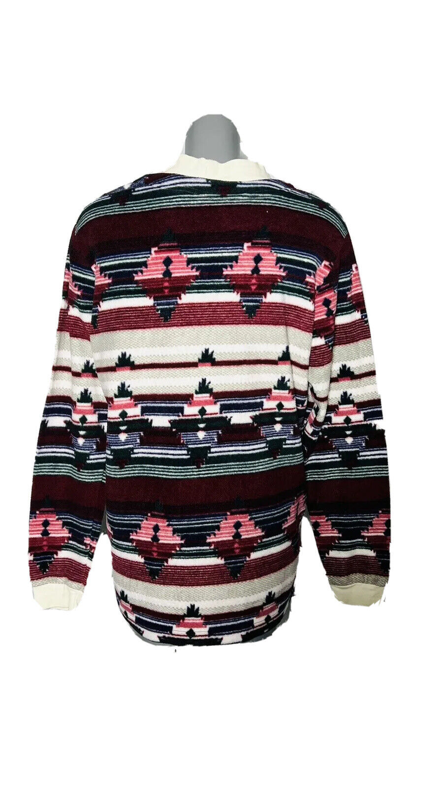 CRAZY FLEECE BY BLAIR SIZE M MULTICOLOURED PATTERN