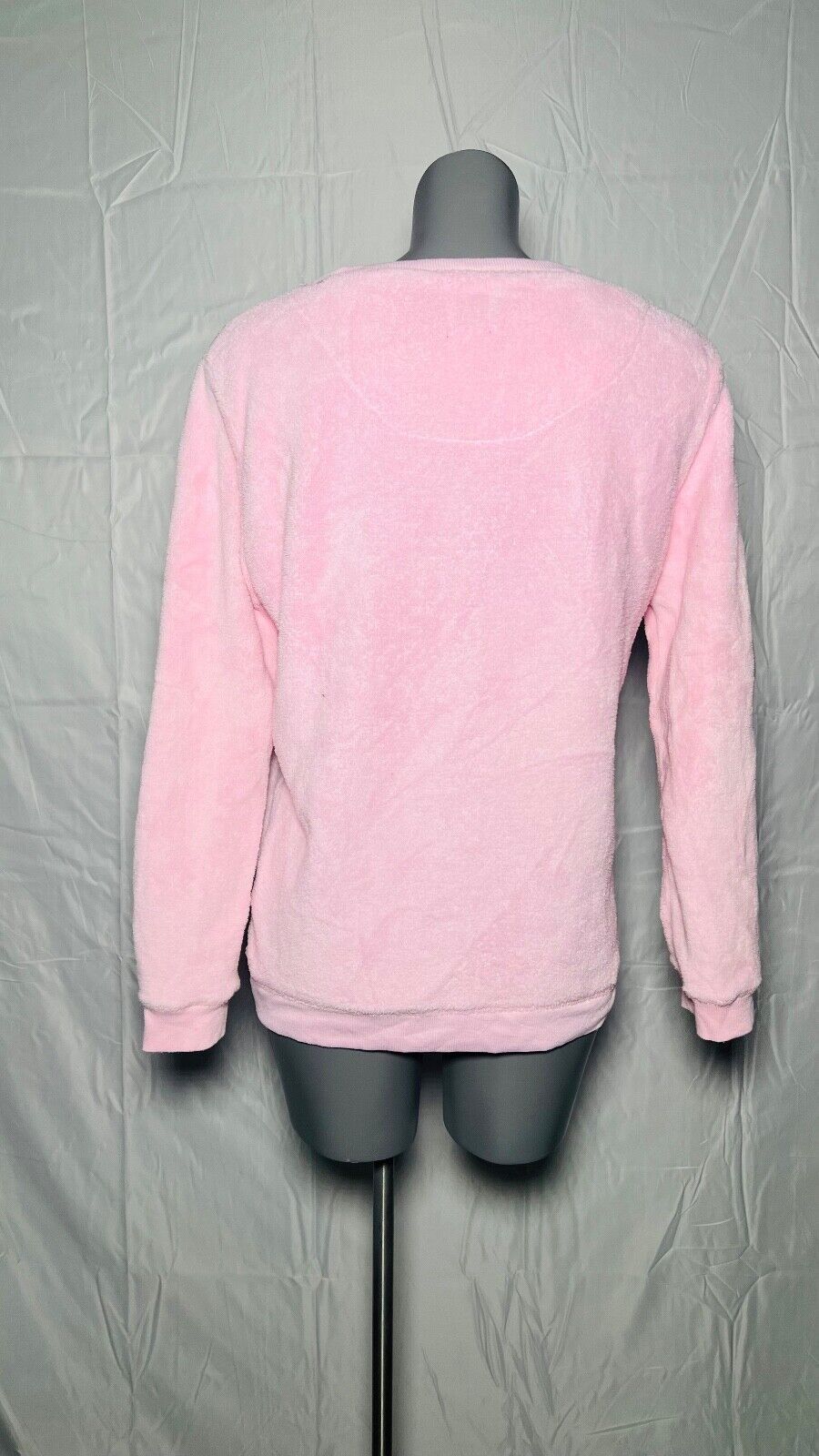DISNEY PINK MINNIE MOUSE FLUFFY JUMPER SIZE M