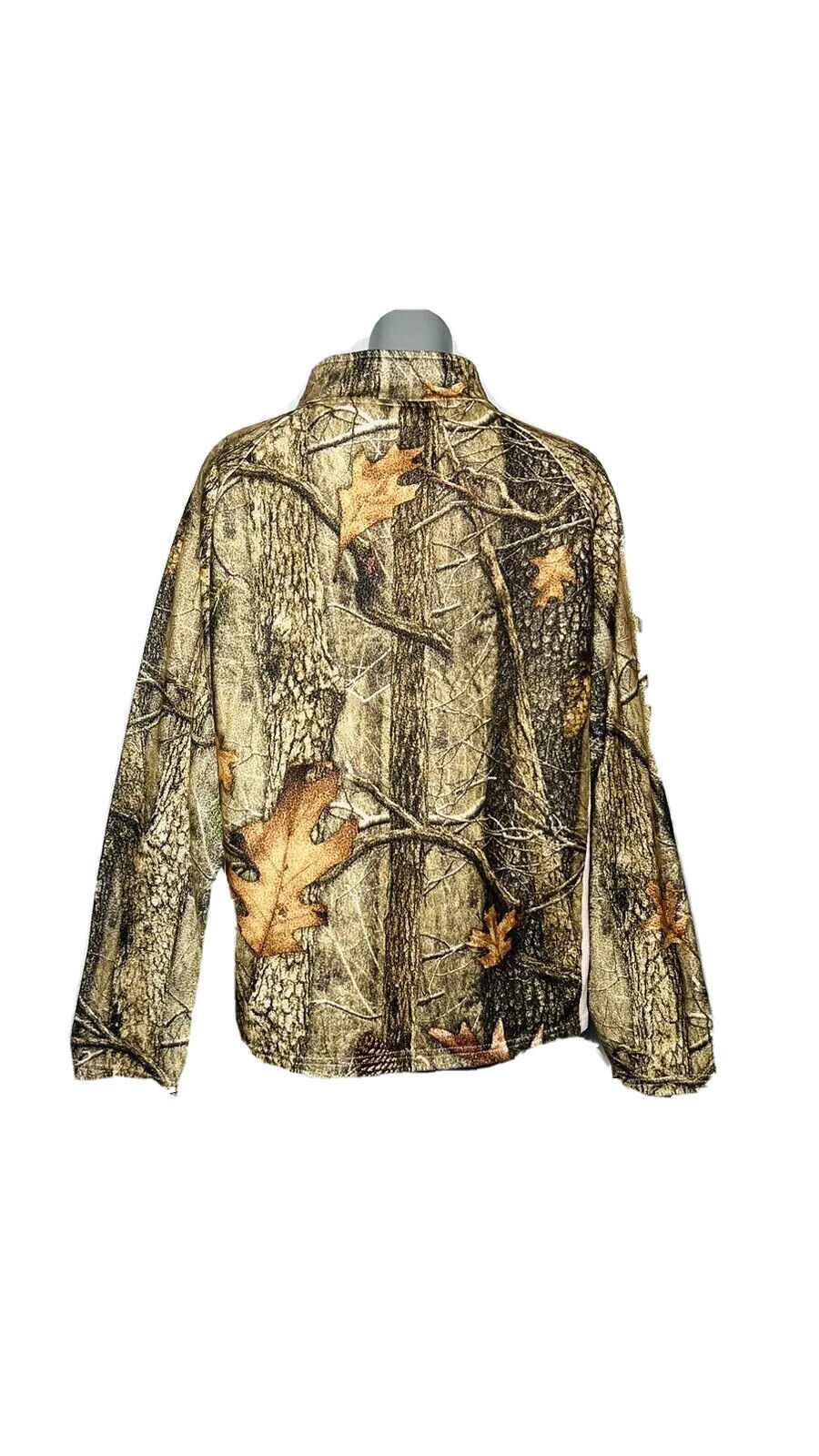 CRAZY FLEECE BY HUNTWORTH SIZE XL GREEN/BROWN CAMO PRINT