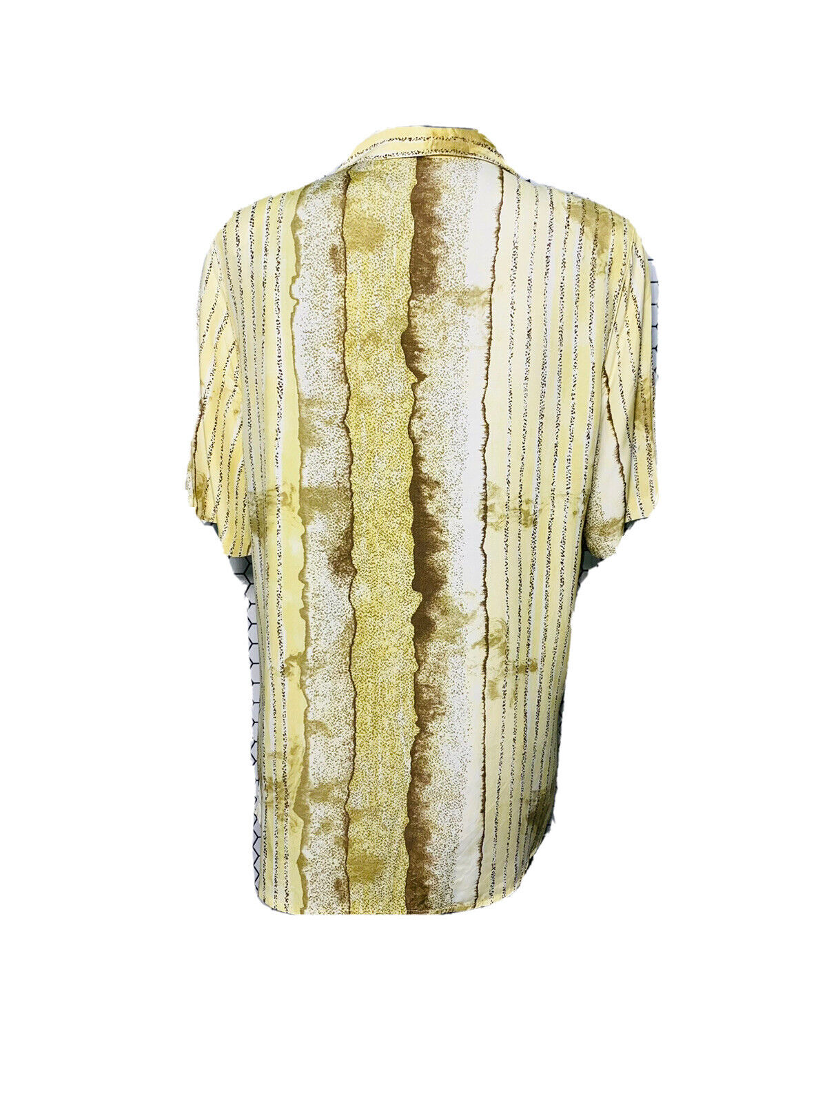 LIGHT STRIPE PATTERN CANDA VINTAGE WOMANS BLOUSE MEDIUM