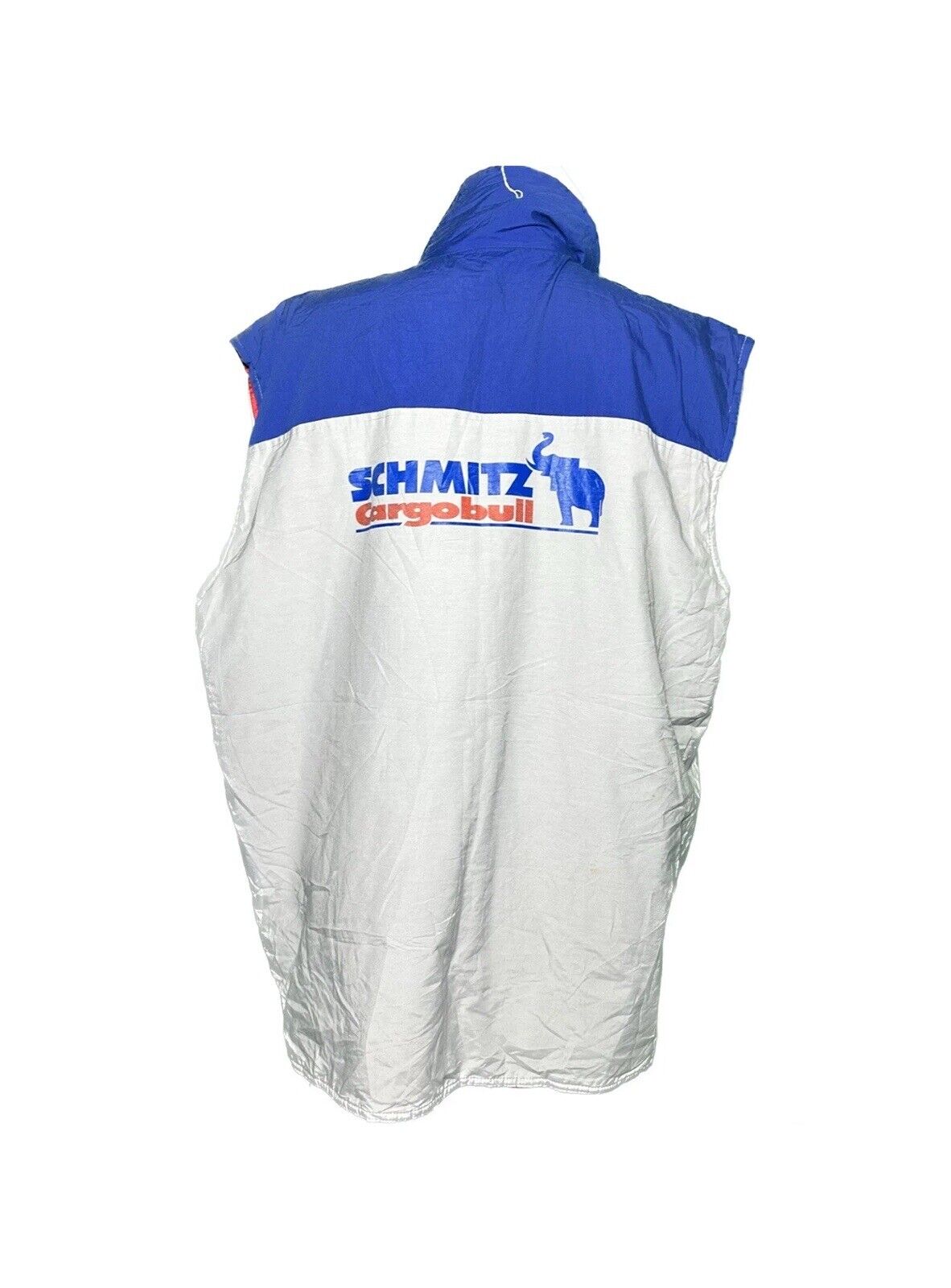 SCHMITZ CARGOBULL BLUE AND GREEN WAIST COAT GILLET XXL