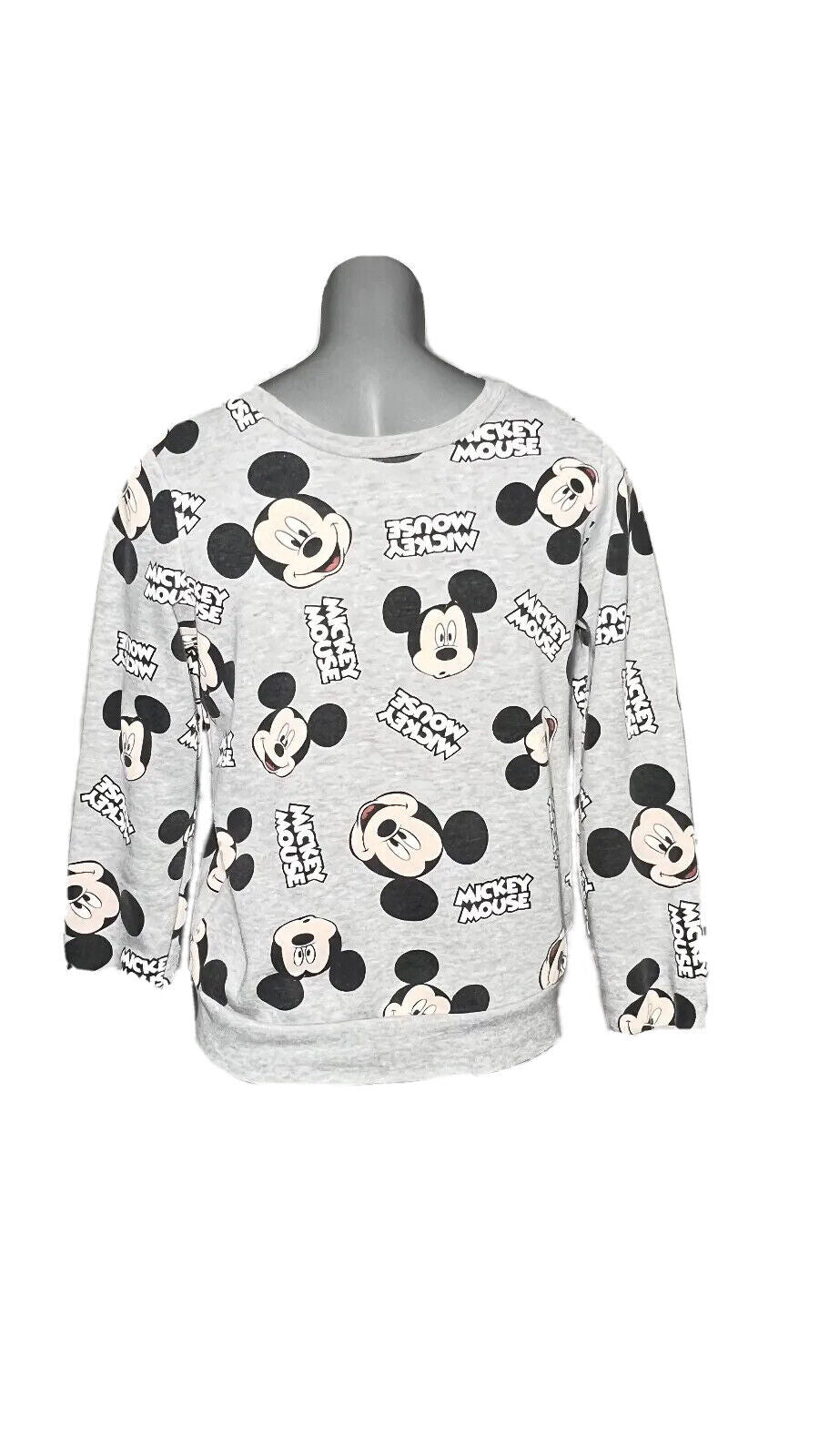 DISNEY GREY MICKEY MOUSE JUMPER SIZE XS