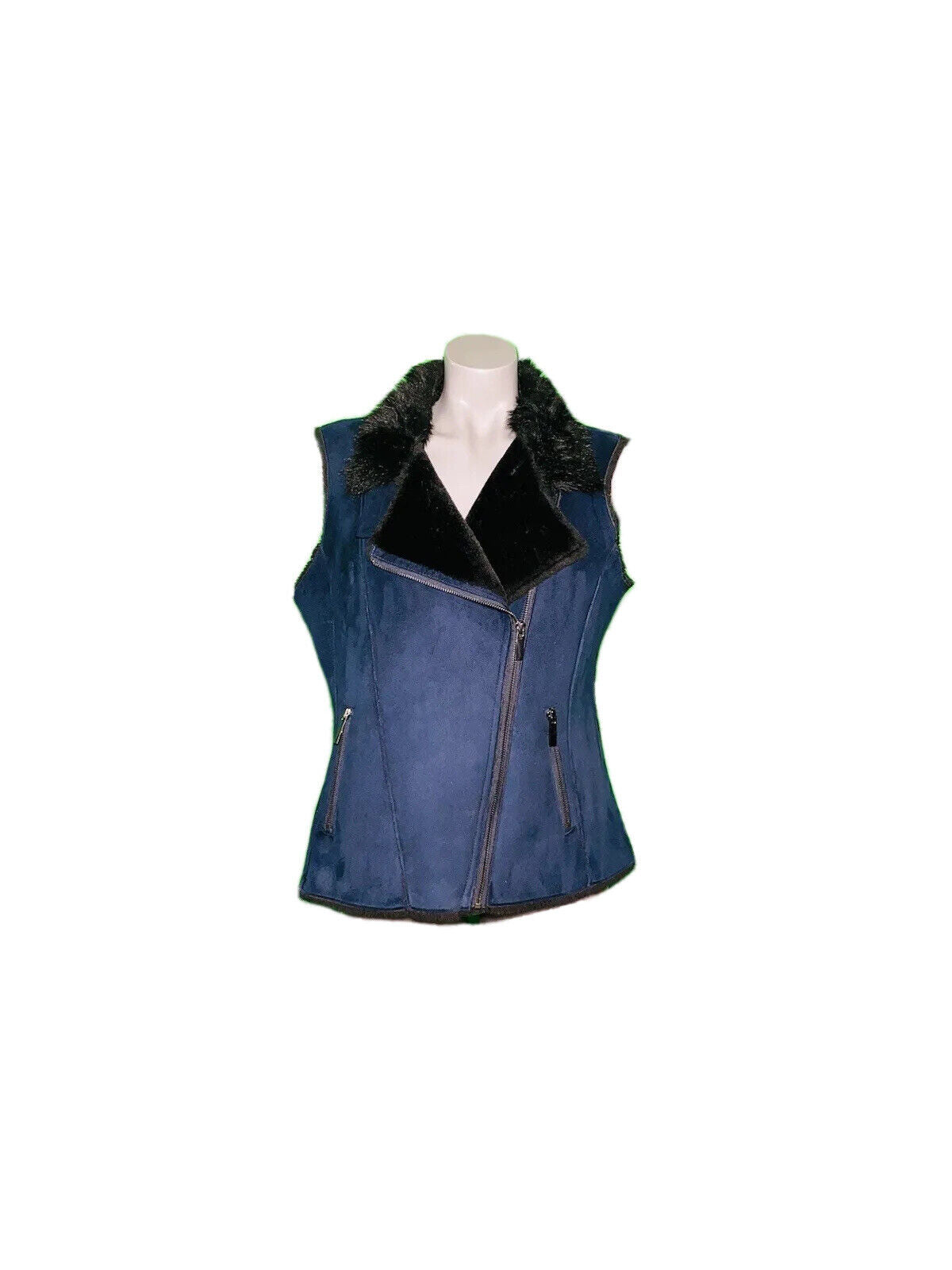 BLACK AND BLUE 90’s PURE COLLECTION GILET SIZE 14