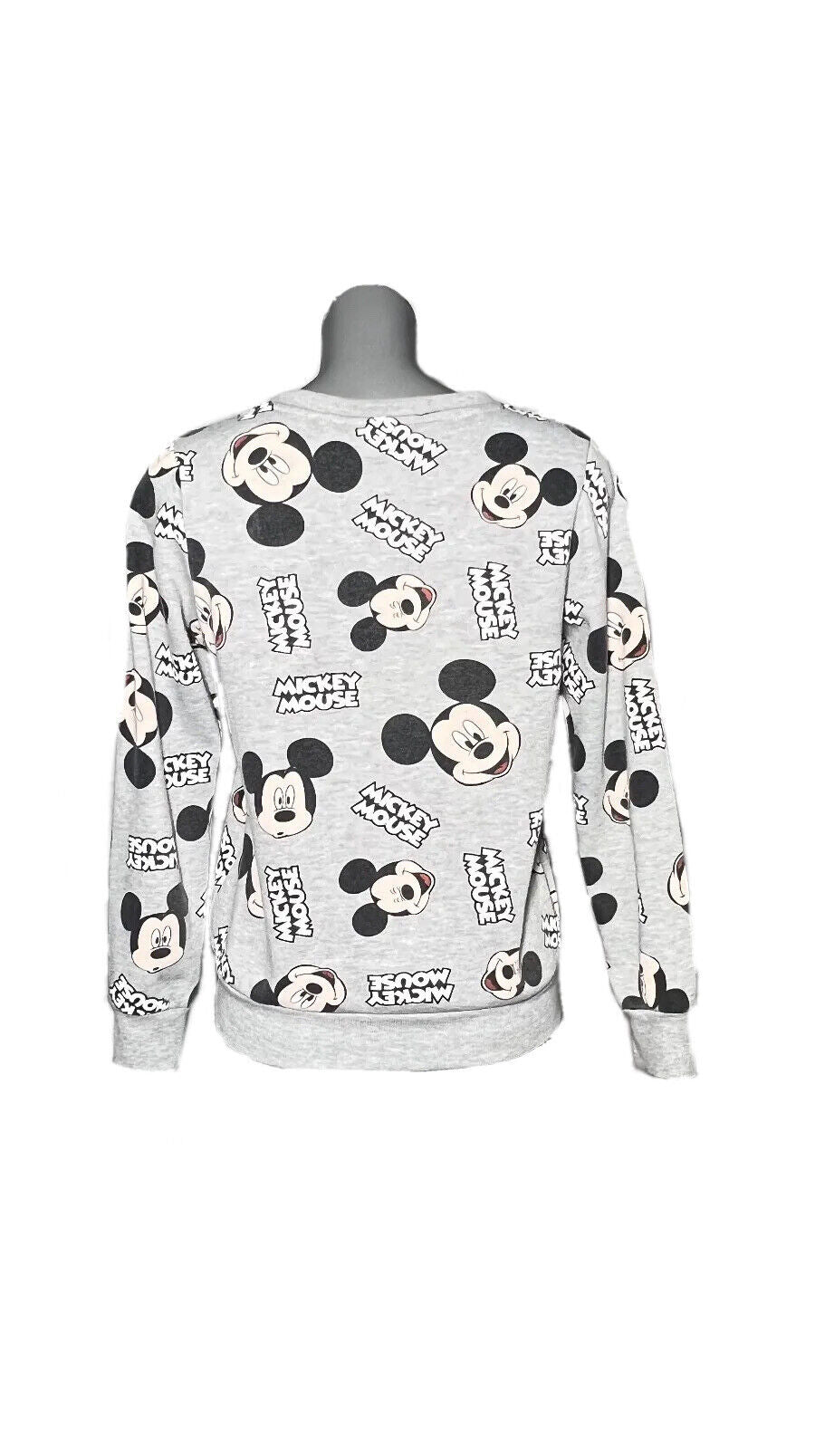 DISNEY GREY MICKEY MOUSE JUMPER SIZE XS