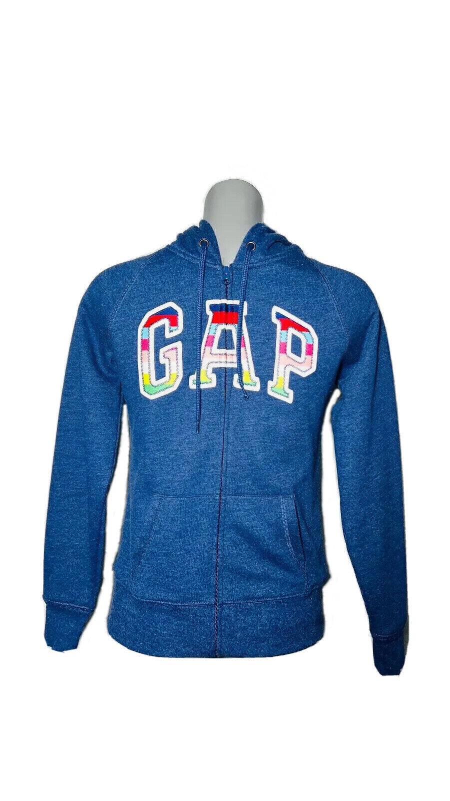 BLUE GAP ZIP UP HOODIE SIZE XS