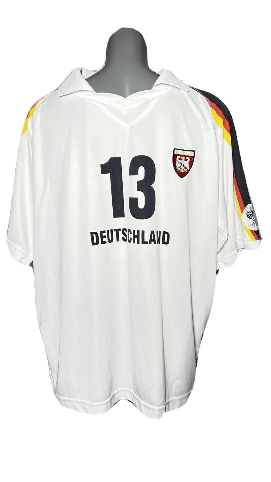 DEUTSCHLAND WHITE N13 SOORTS JERSEY SIZE M