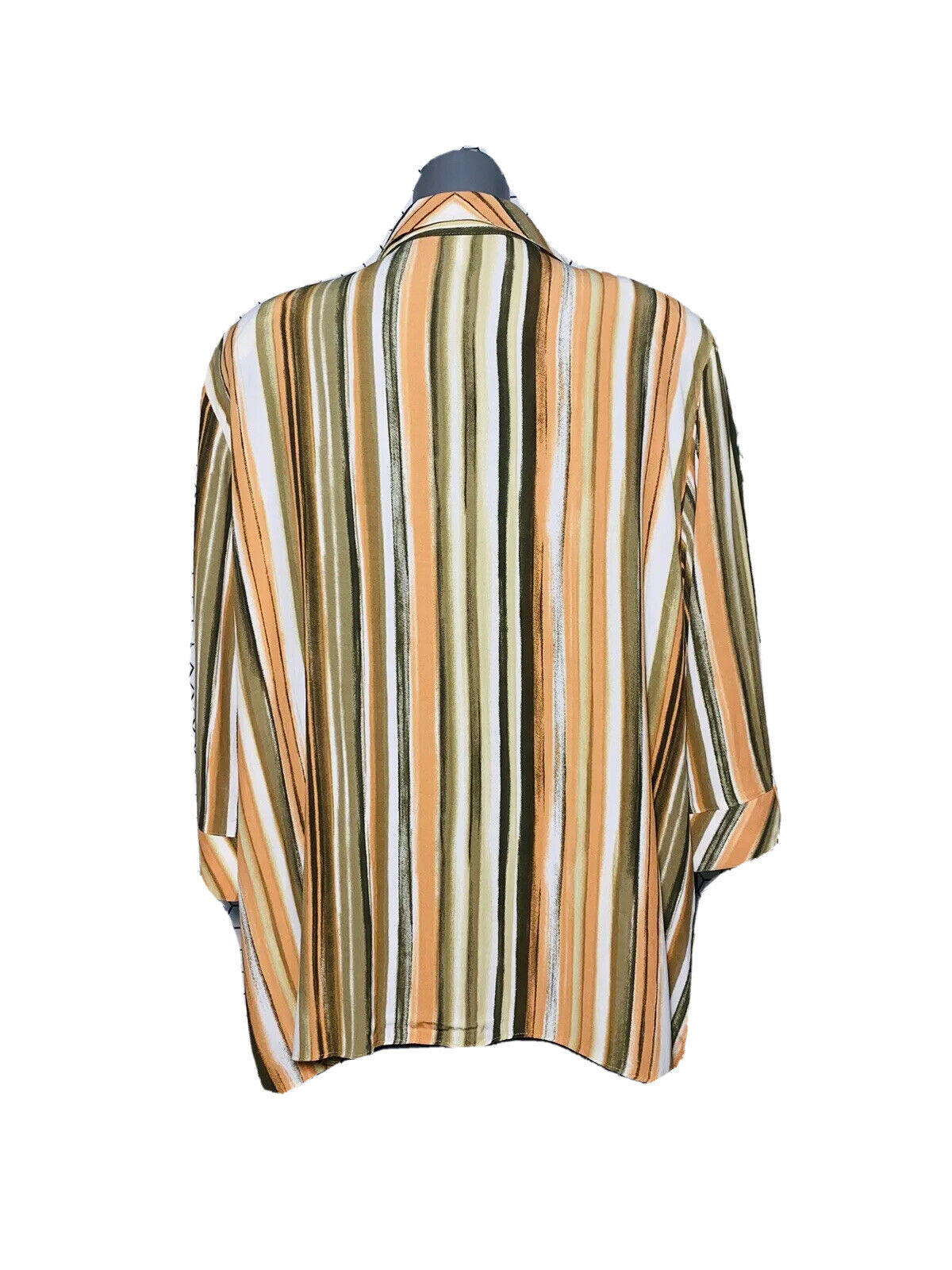 VINTAGE STRIPE ITALIAN BLOUSE BY CHICC SIZE 22