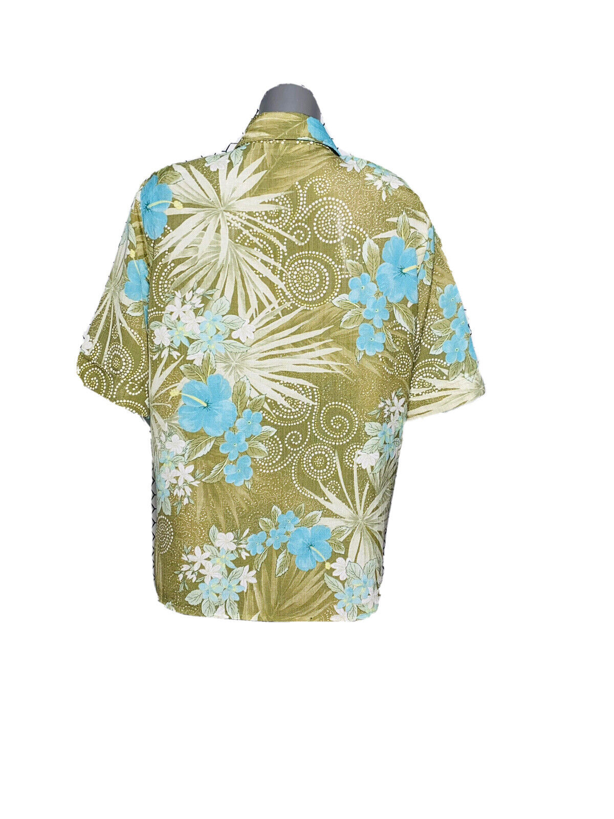 MODELL FLORAL PRINT VINTAGE WOMANS BLOUSE UK 16