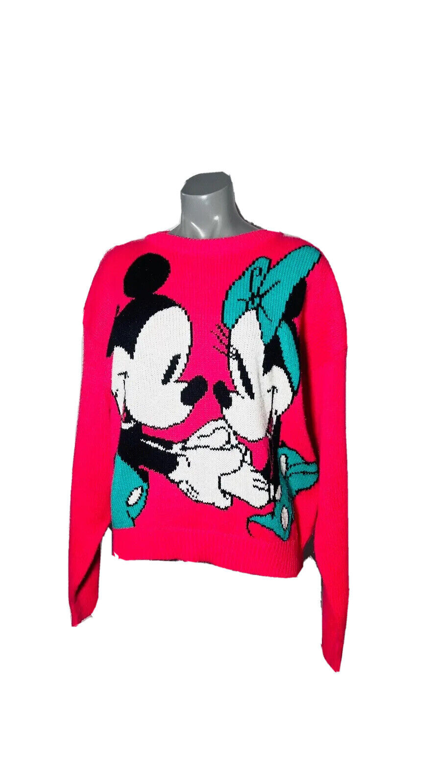 DISNEY PINK MICKEY AND MINNIE CARDIGAN SIZE S