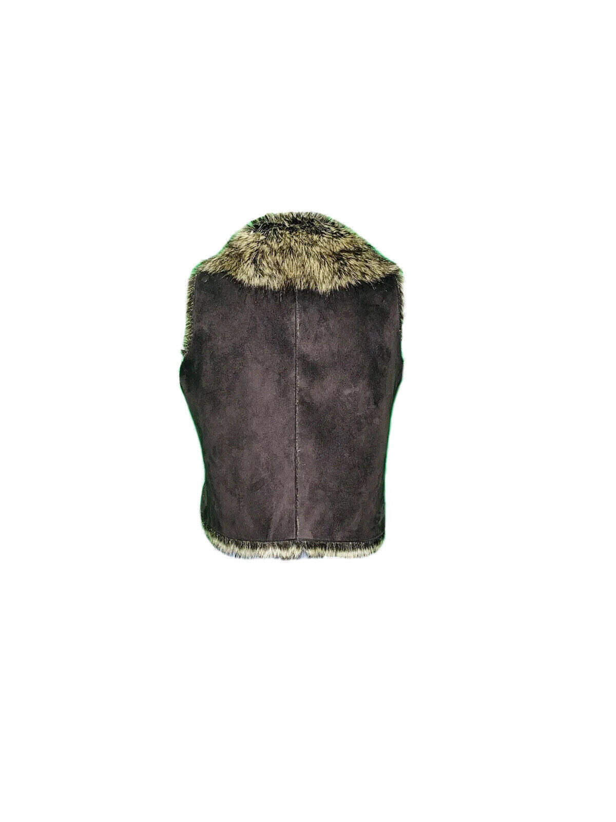 FUR GILET M&S INDIGO COLLECTION 90’s JACKET SIZE M