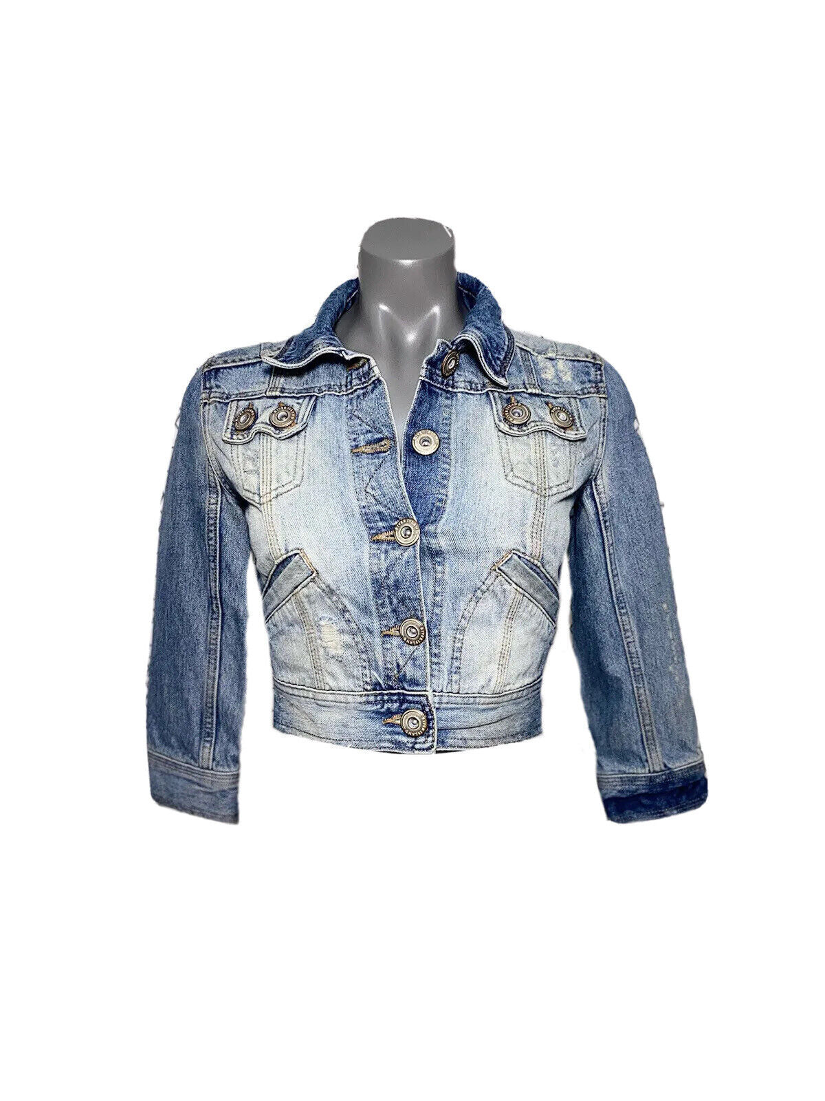 RIVER ISLAND DENIM JACKET UK SIZE 8