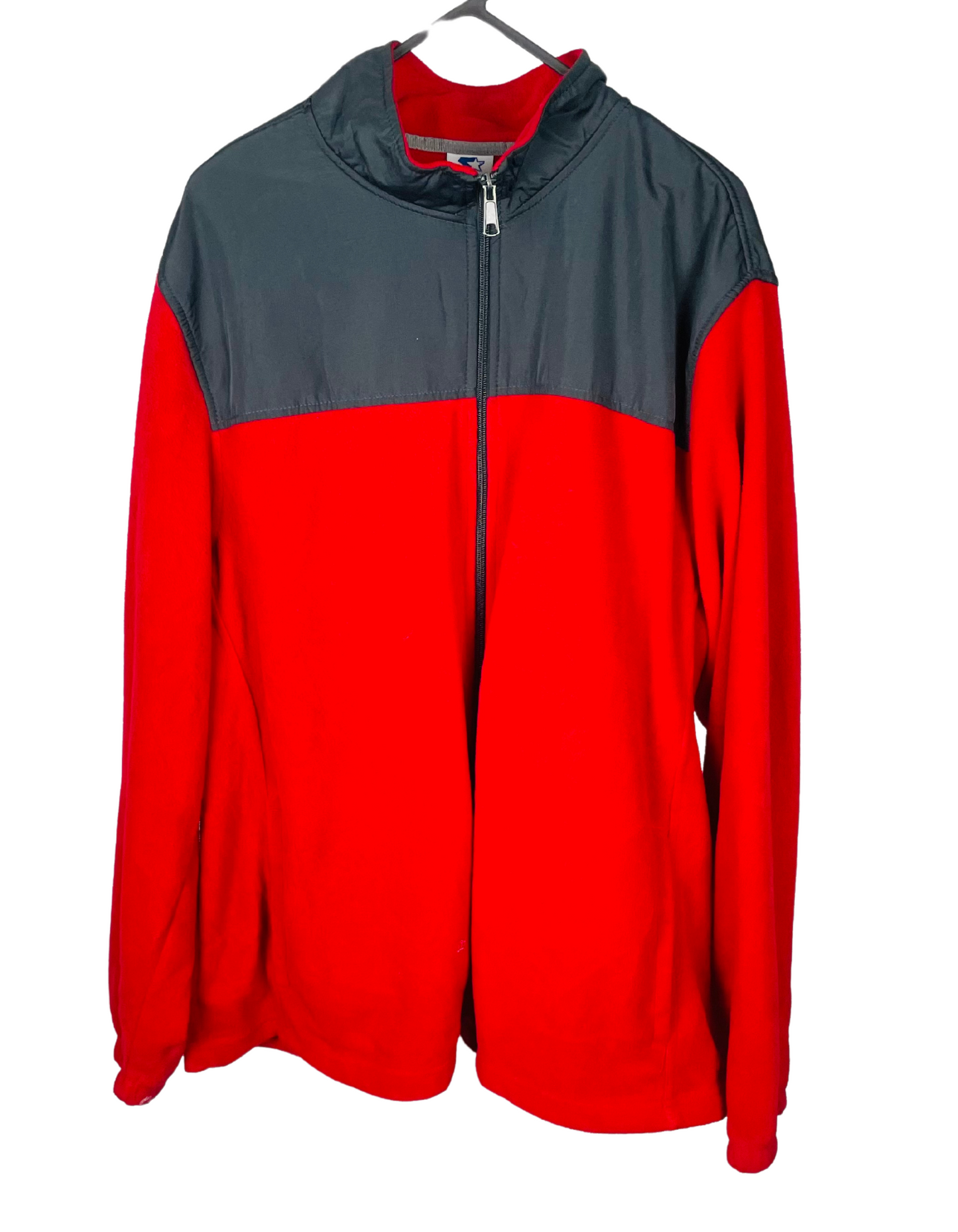 RED, GREY STARTER FLEECE XL