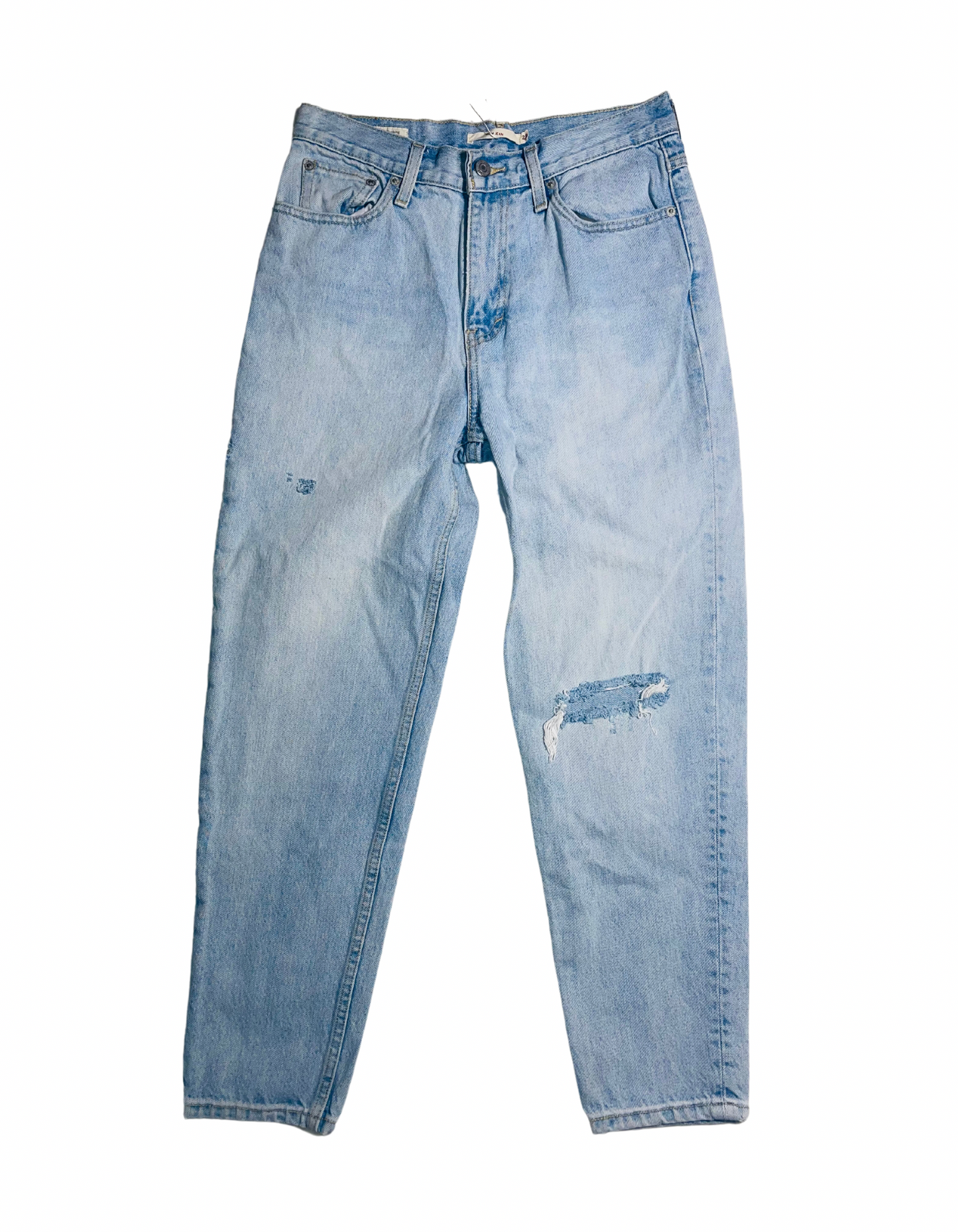 LEVIS BLUE MOM JEANS SIZE 28