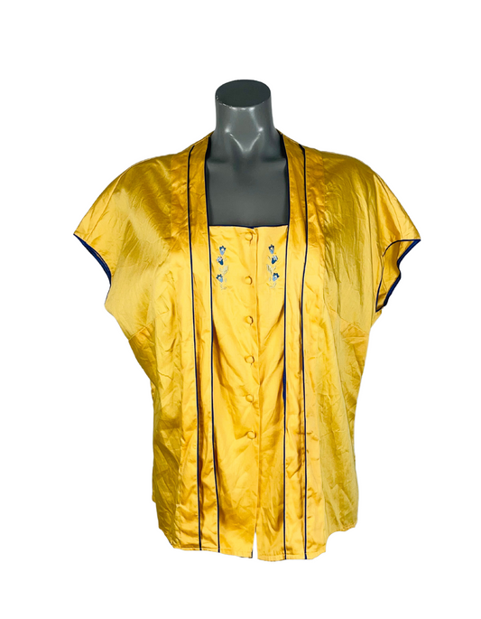 YELLOW PERRY BLOUSE XL