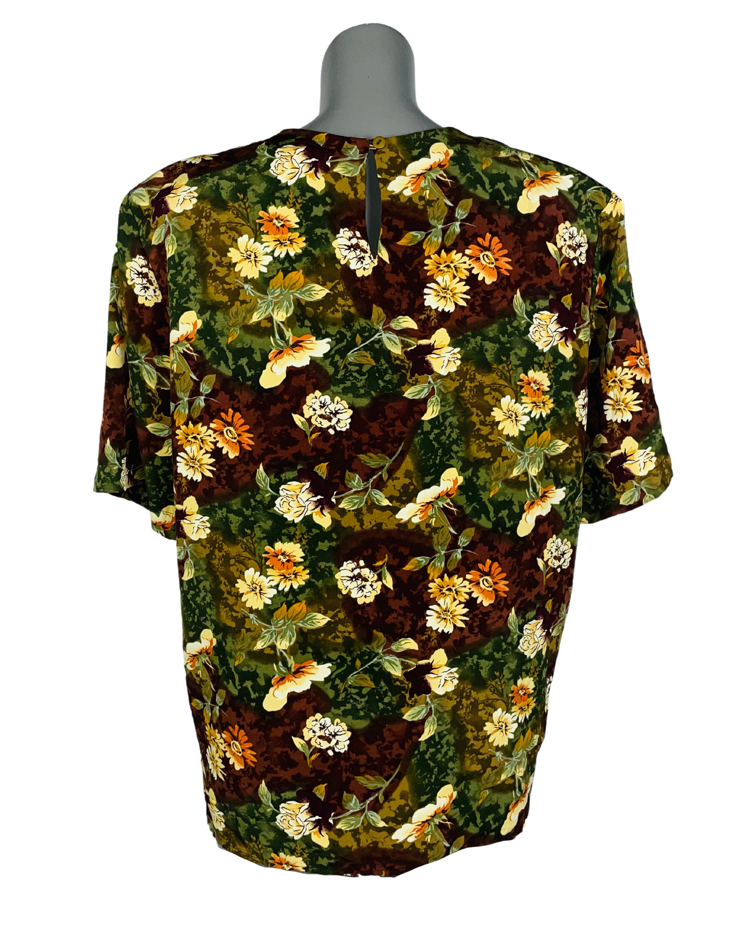 HORTHINGTON FLOWER PATTERN BLOUSE XL