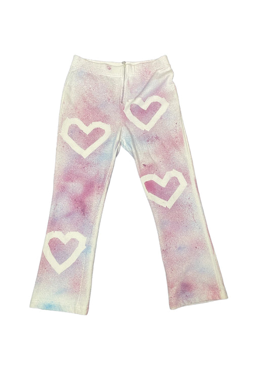 WHITE SPRAY TRACKSUIT -M