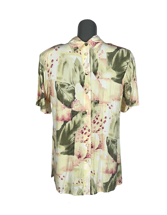 MULTI COLOURED BLOUSE SIZE 12