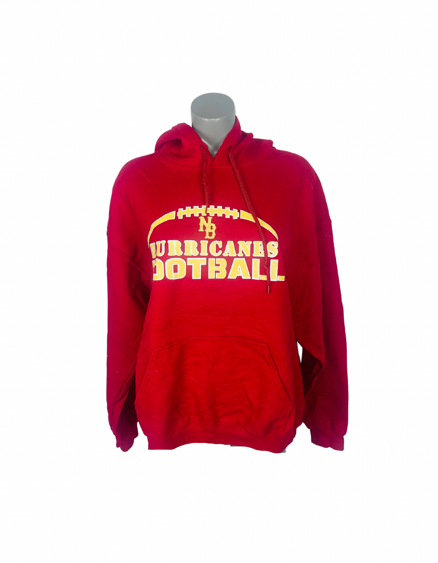 RED LOGO HOODIE SIZE L
