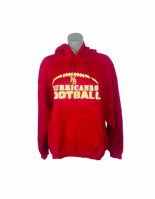 RED LOGO HOODIE SIZE L