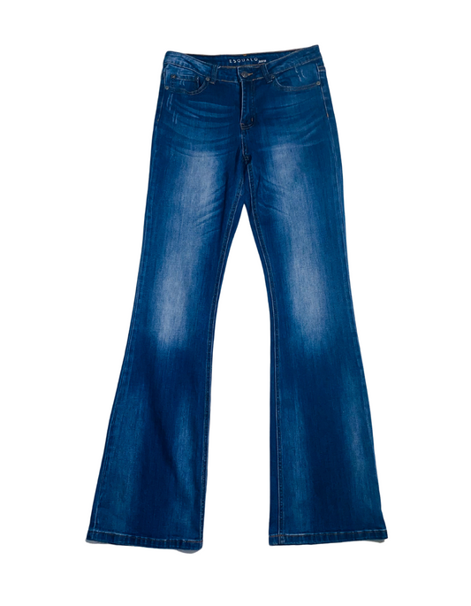 ESQUALO FLARED DENIM JEANS