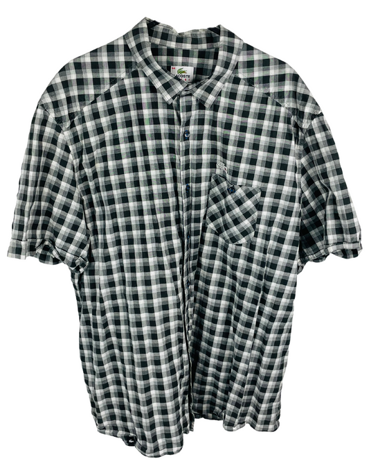 LACOSTE CHECKERED SHIRT XL