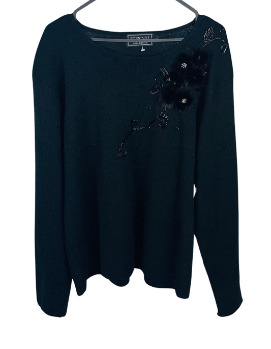 BLACK ETERNAL SWEATER L/XL