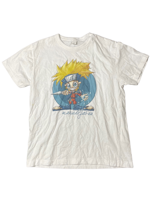 WHITE CHARACTER T-SHIRT XS