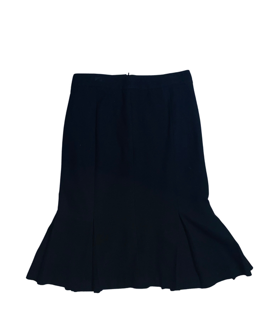 VINTAGE FLAIR BLACK SKIRT (W-32”) (L-26”)