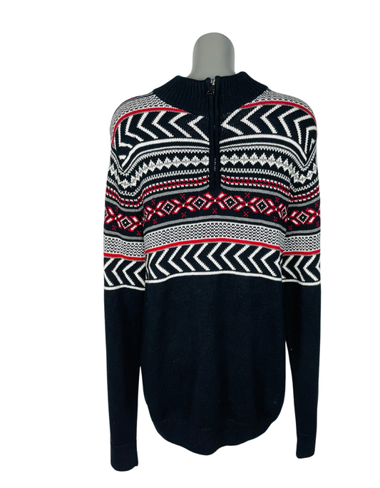 CHAPS MULTICOLOURED SWEATER XL