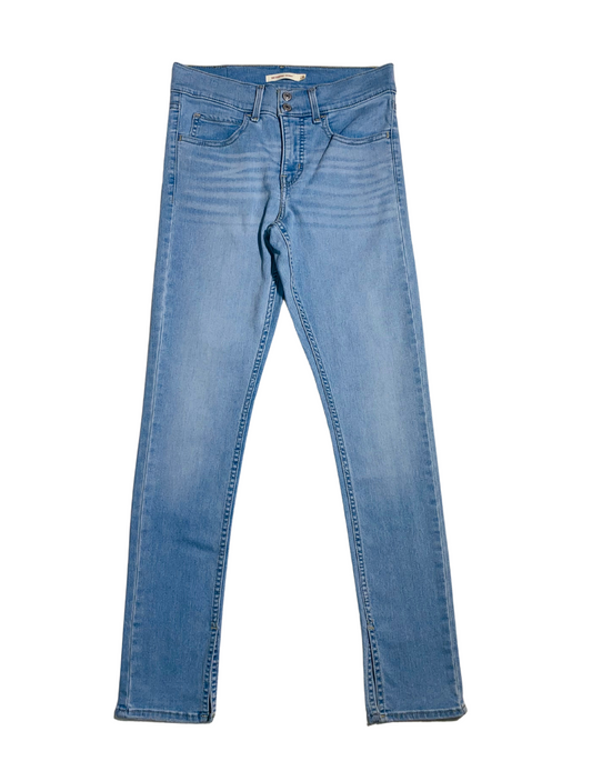 BLUE DENIM CURVE JEANS
