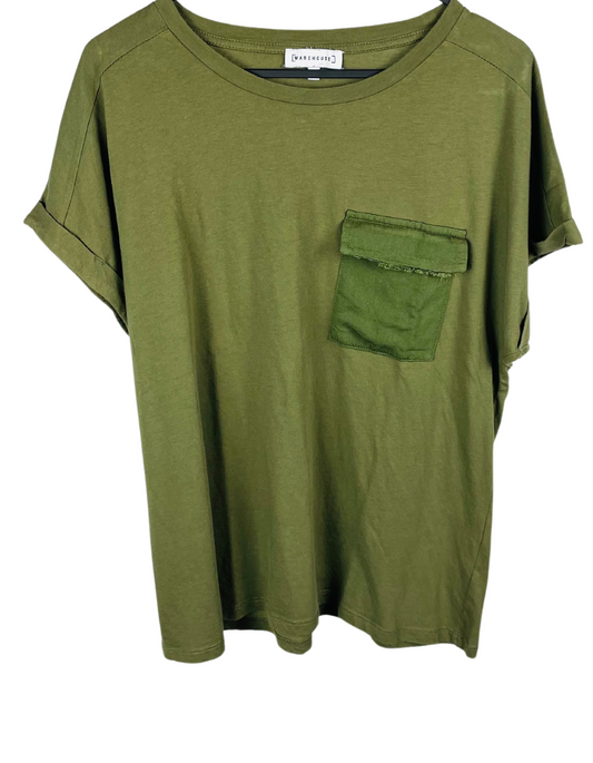 GREEN WAREHOUSE T-SHIRT SIZE 12