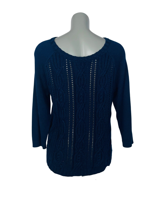BLUE TOMMY HILFIGER SWEATER MEDIUM