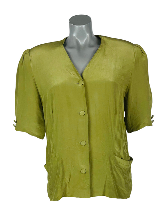 GREEN BLOUSE XL
