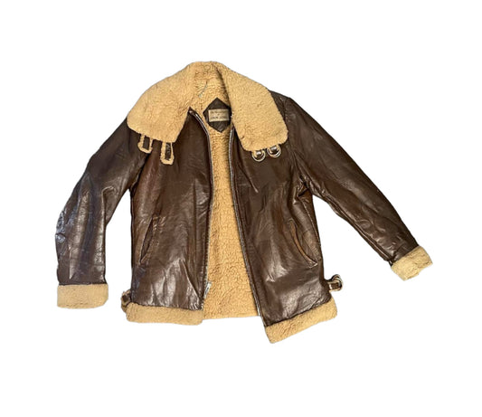 PILOT LEATHER JACKET  - L