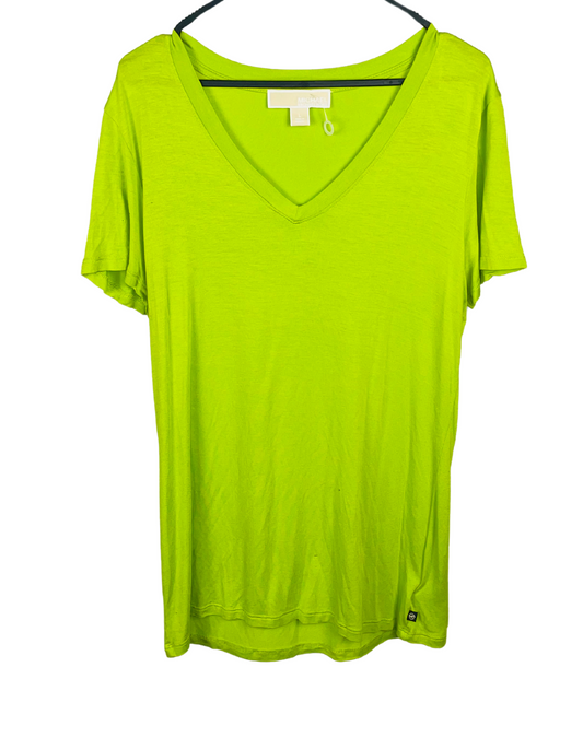 GREEN MICHAEL KORS T-SHIRT LARGE