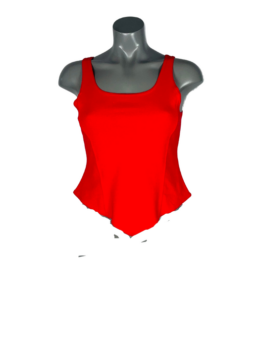RED BEST BASICS VEST TOP SIZE 12