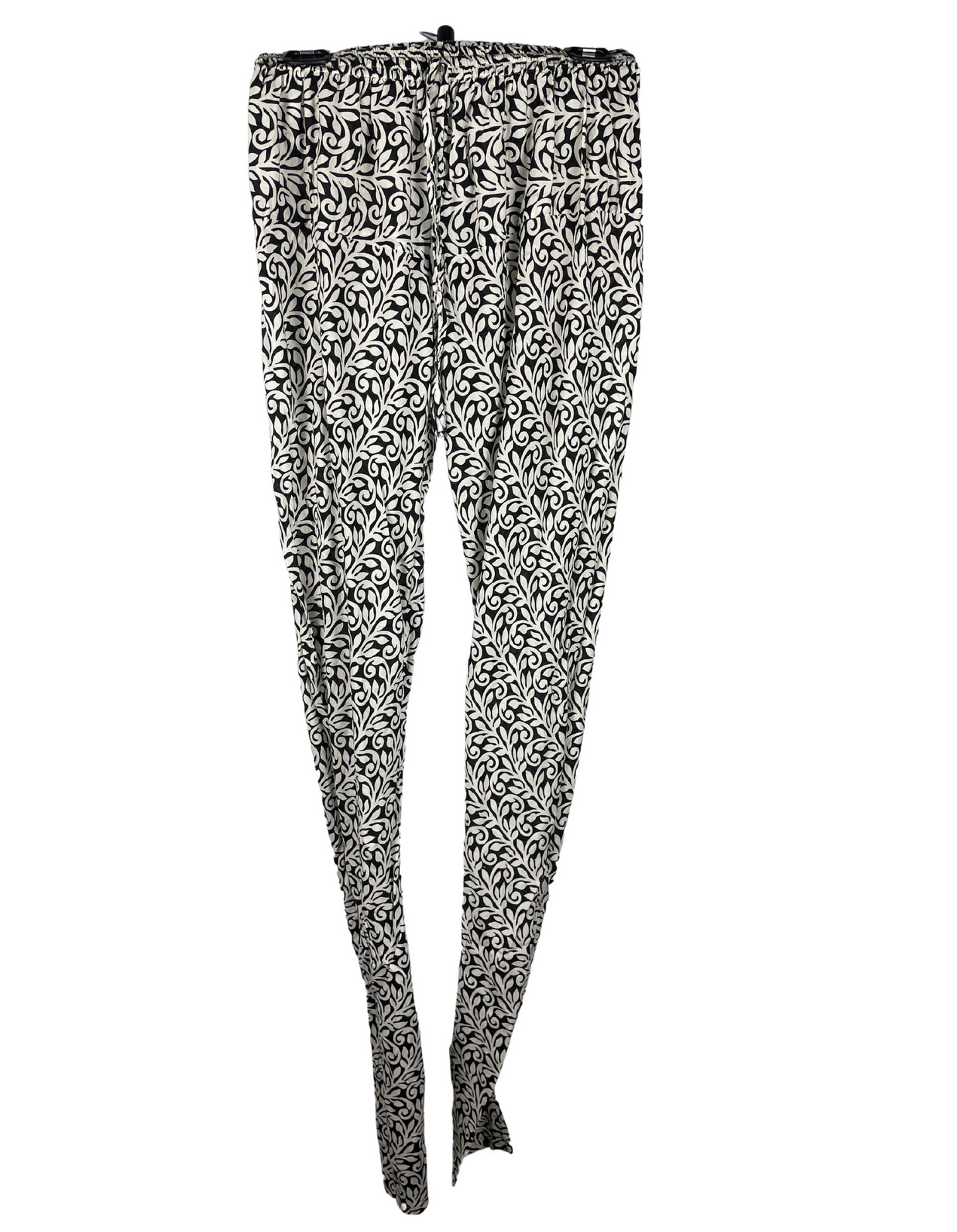 BLACK AND WHITE TROUSERS SMALL