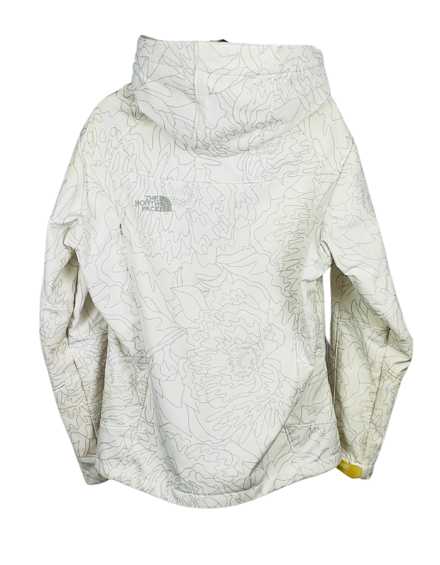 WHITE NORTH FACE JACKET LARGE