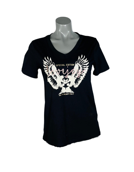 BLACK AND WHITE CULTURE T-SHIRT SMALL