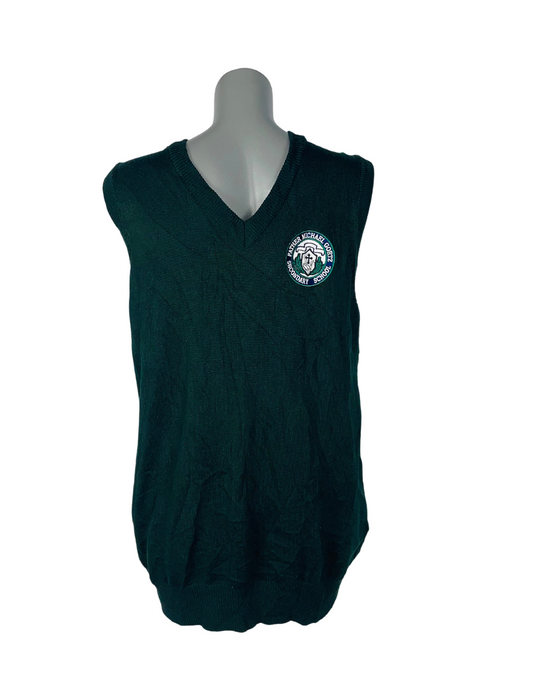 SLEEVLESS SWEATER GREEN MEDIUM