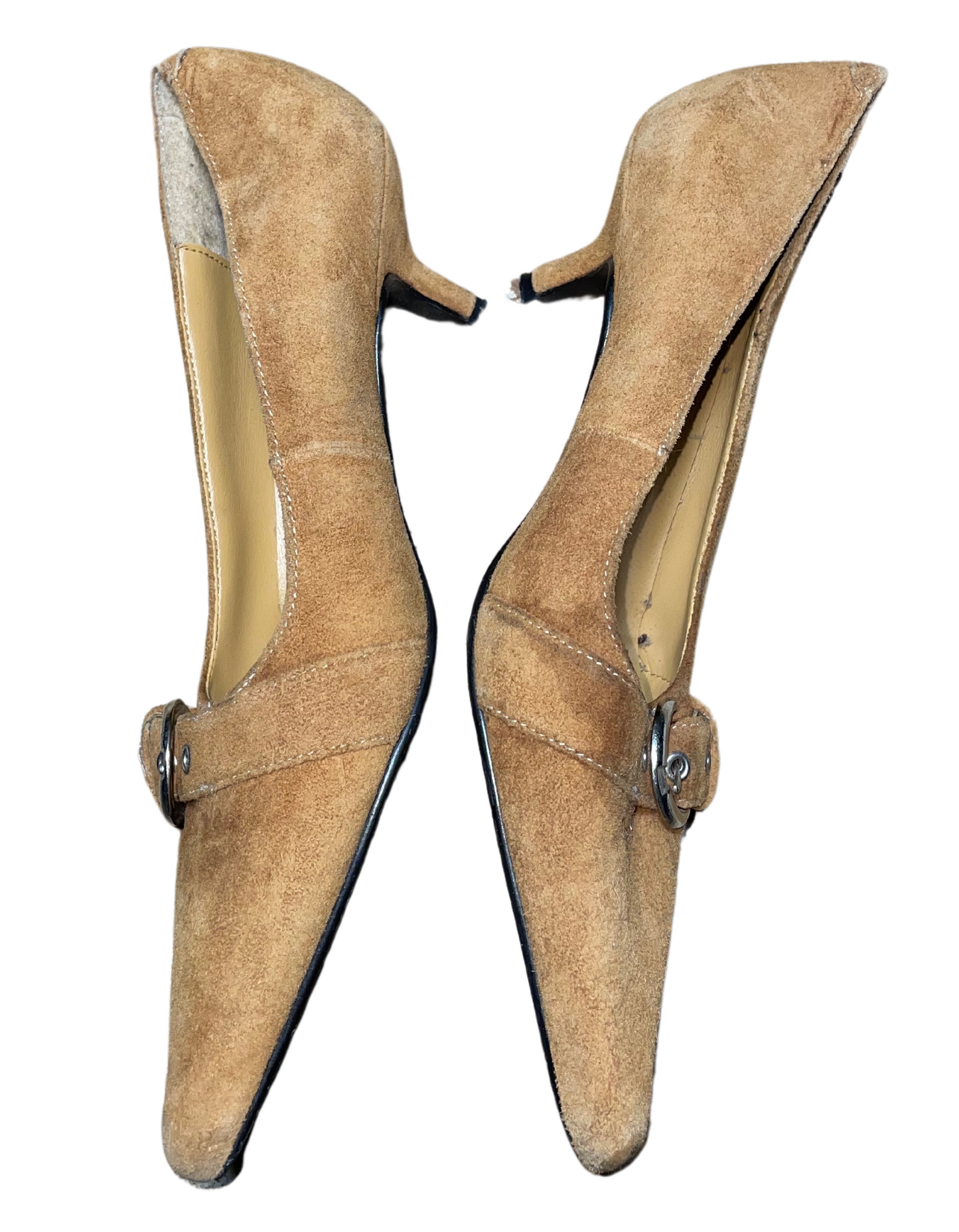 BROWN MANFIELD HEELS SIZE 5
