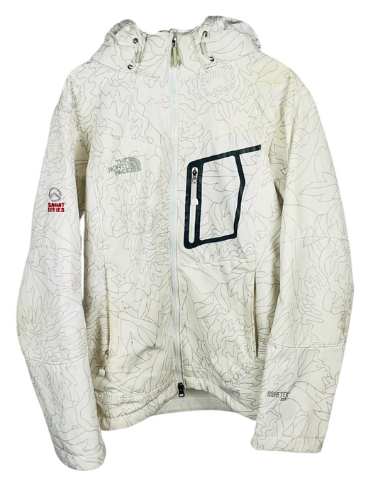 WHITE NORTH FACE JACKET LARGE