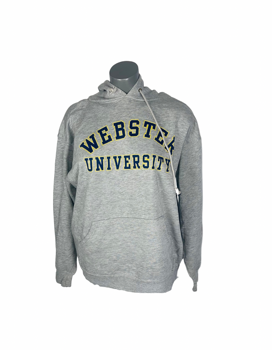 GREY LOGO HOODIE SIZE L