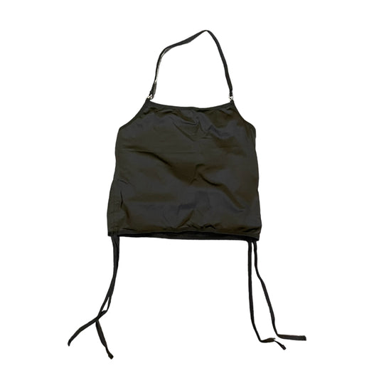 BLACK HALTERNECK - L