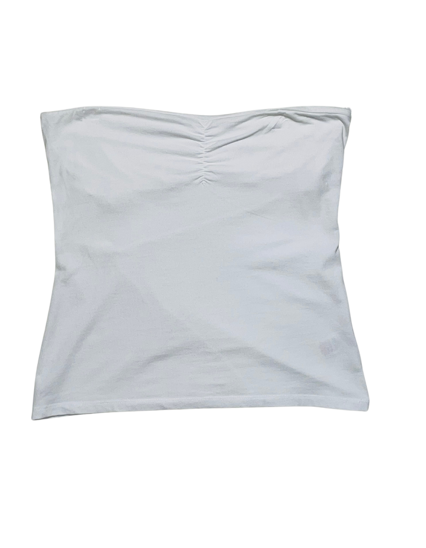 WHITE BANDEAU TOP MEDIUM